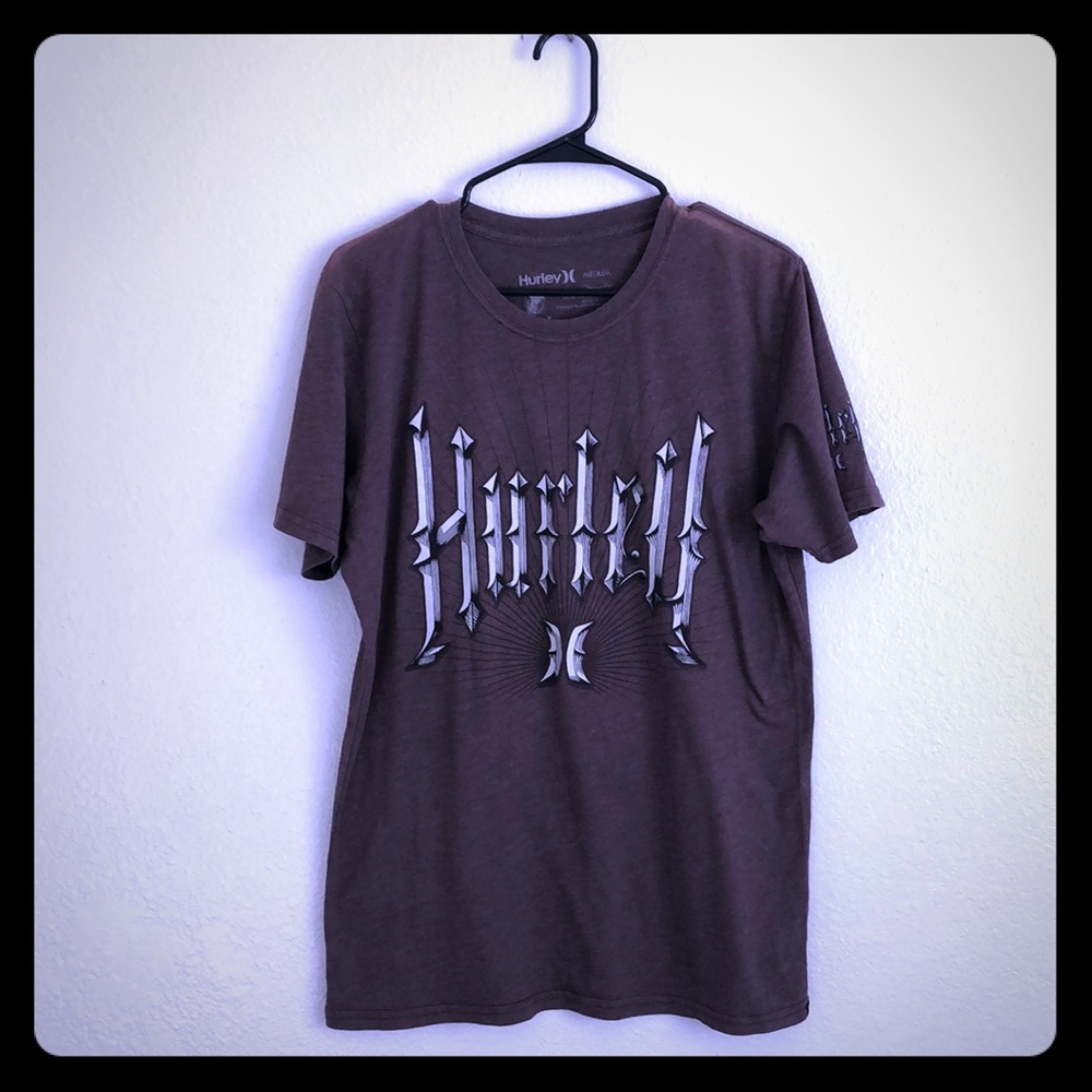 Brown Hurley Short Sleeve 👕